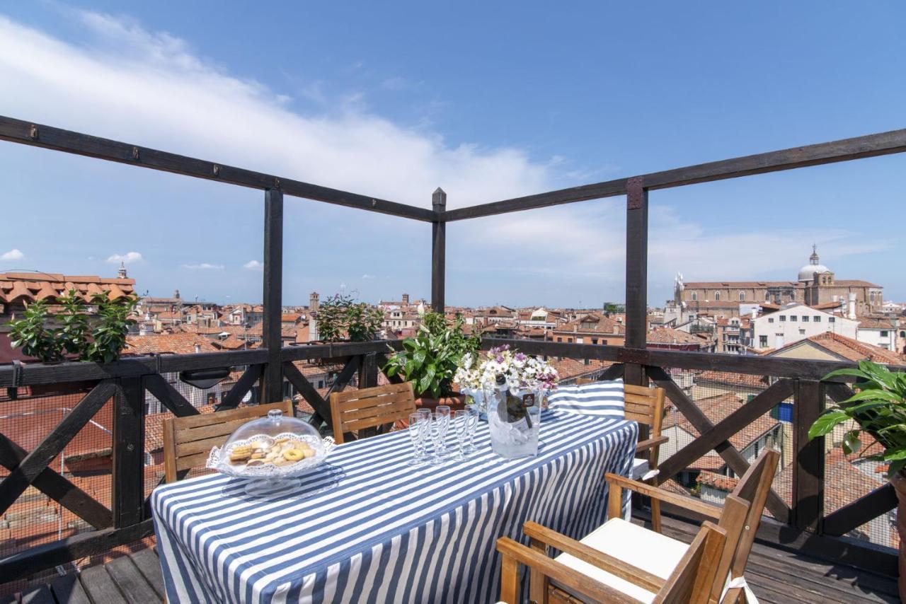 Penthouse With Rooftop Terrace And 360 Views Of Venice - Venice5Th Ngoại thất bức ảnh